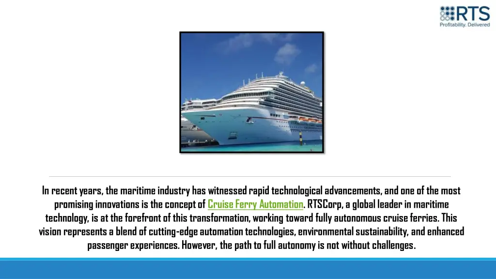 in recent years the maritime industry