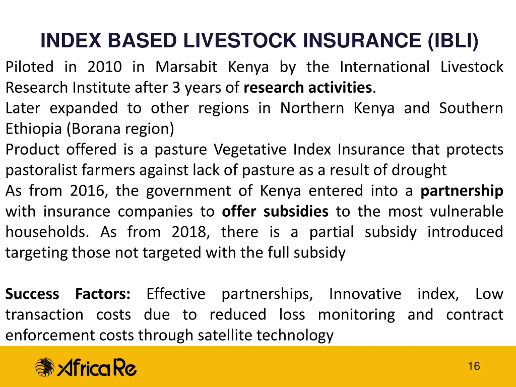 index based livestock insurance ibli piloted