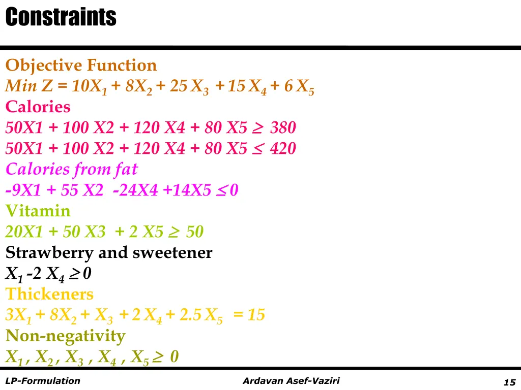 constraints 1