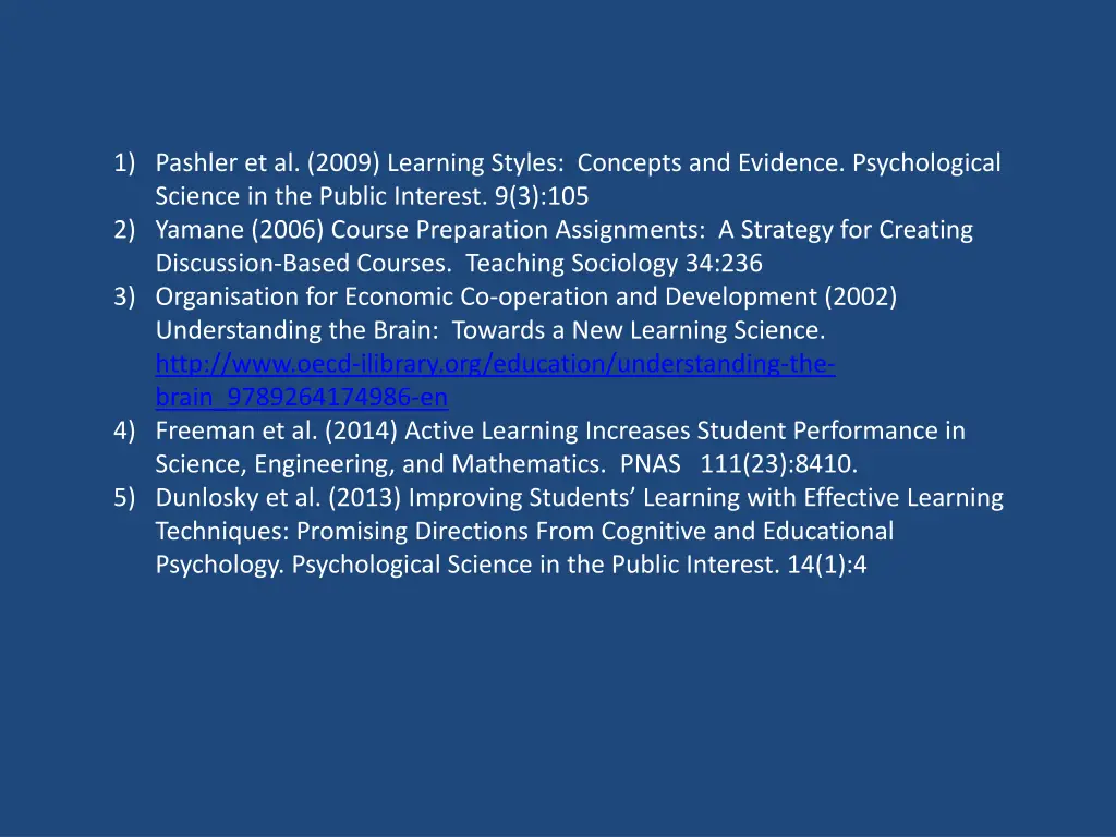 1 pashler et al 2009 learning styles concepts