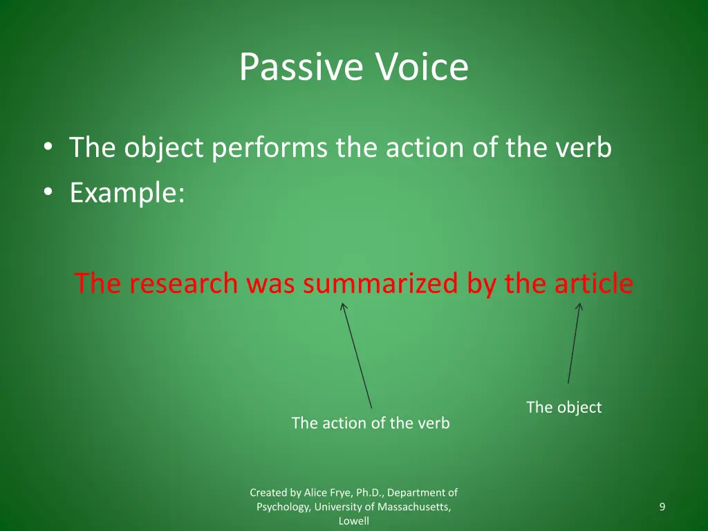 passive voice 1