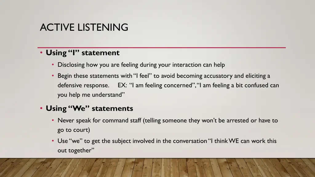 active listening 5