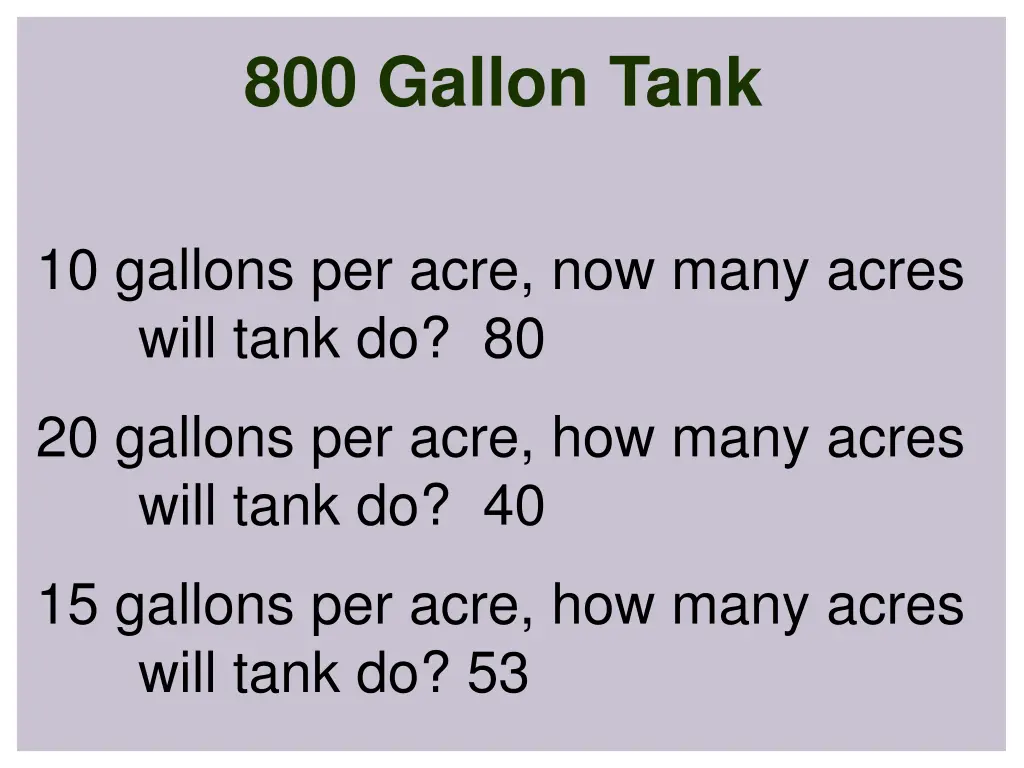 800 gallon tank 1