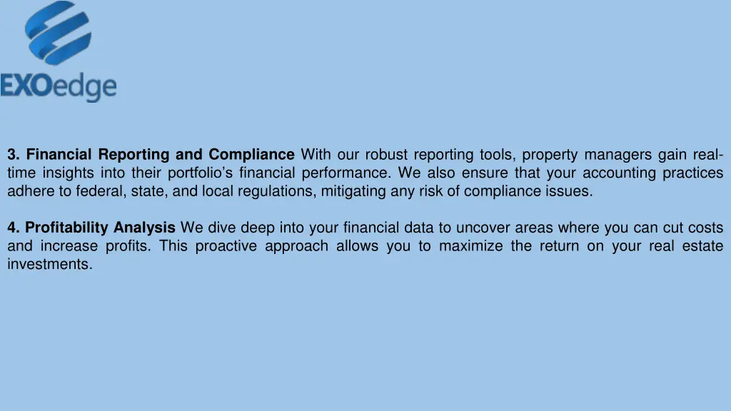 3 financial reporting and compliance with