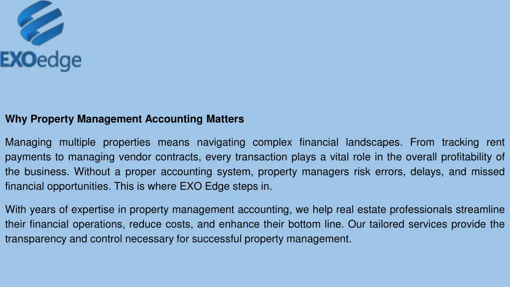 why property management accounting matters