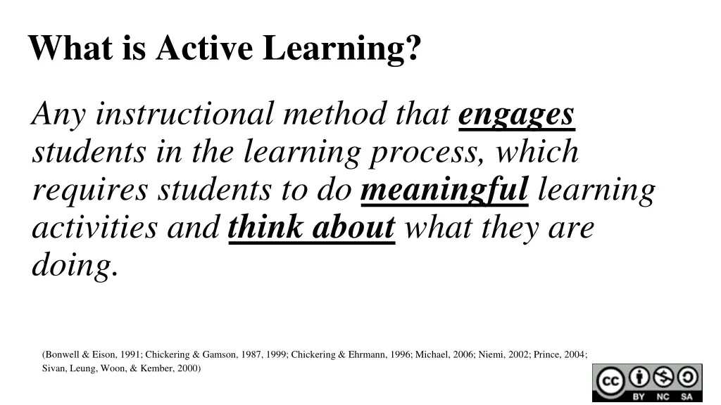 what is active learning 1