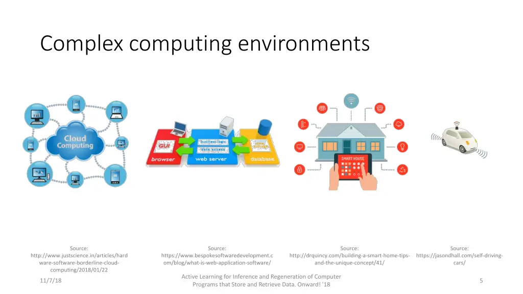 complex computing environments