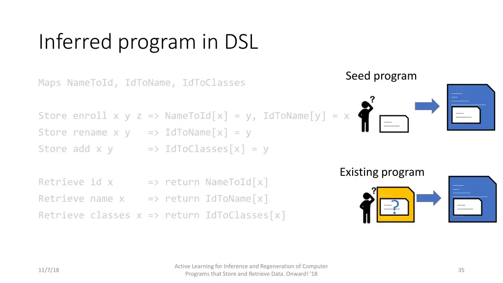 inferred program in dsl 4