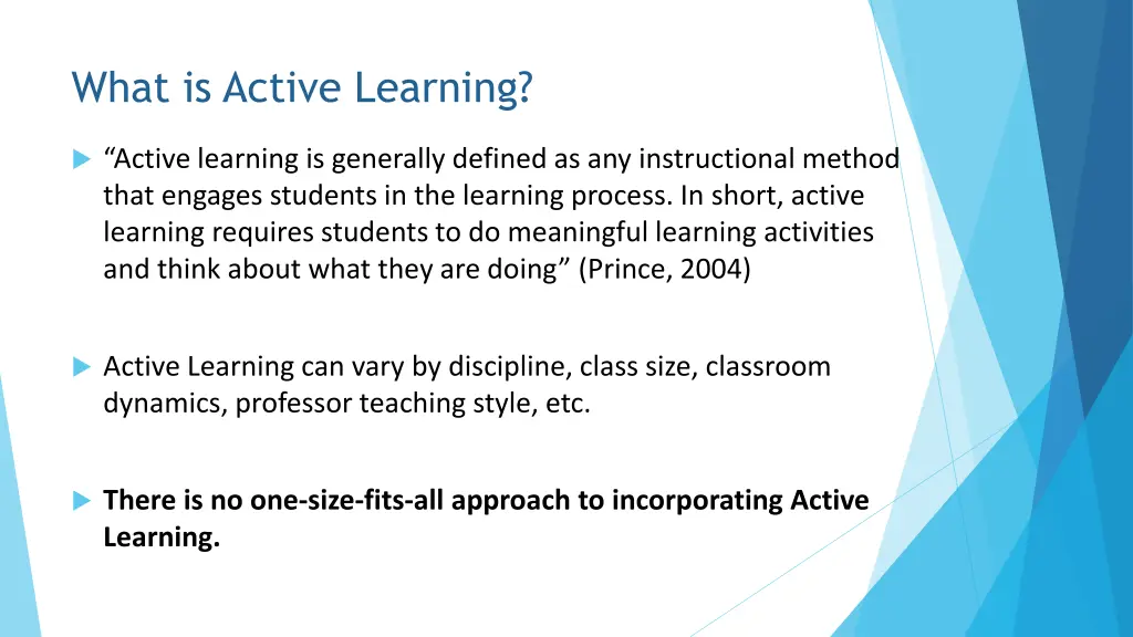 what is active learning