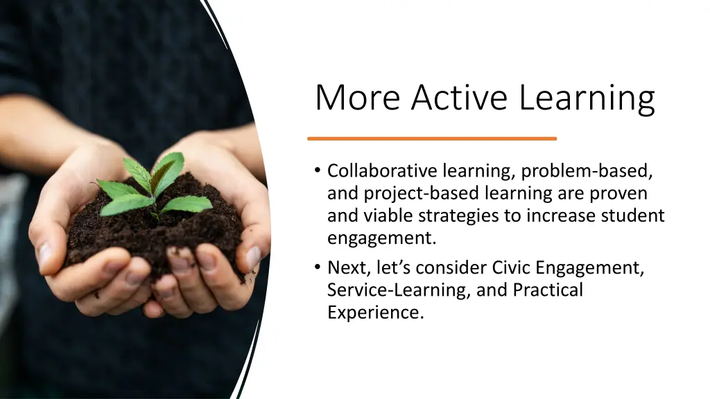 more active learning