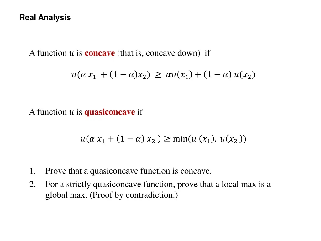 real analysis