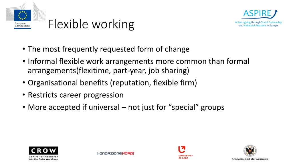 flexible working