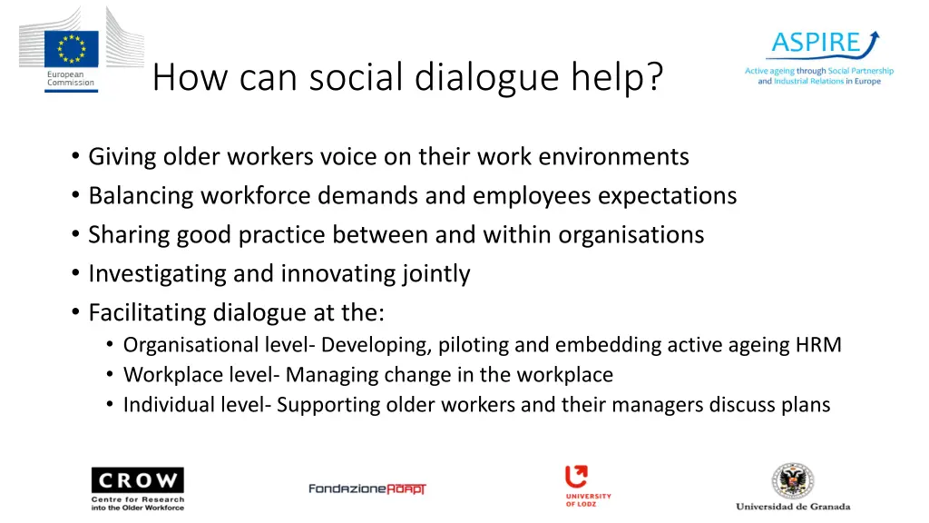 how can social dialogue help