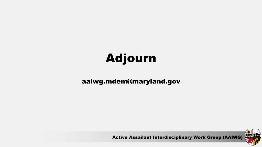 adjourn