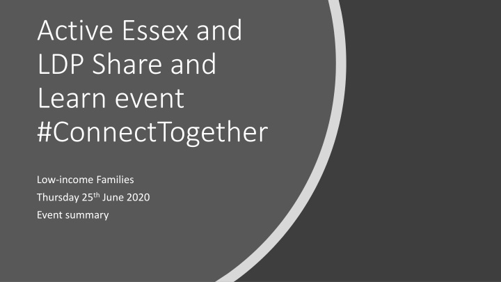 active essex and ldp share and learn event