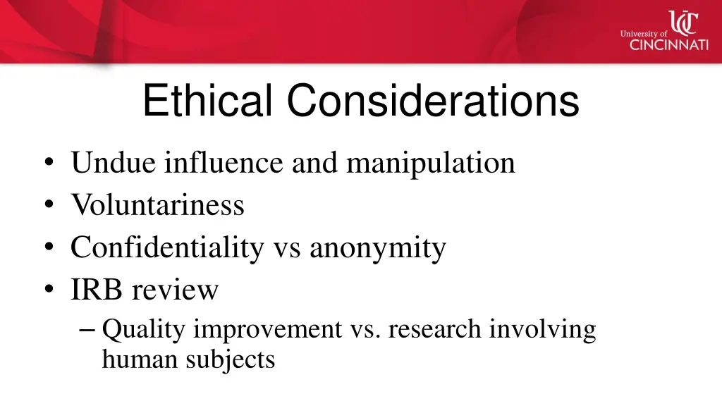 ethical considerations