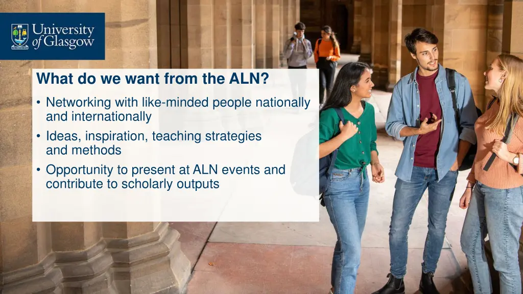 what do we want from the aln