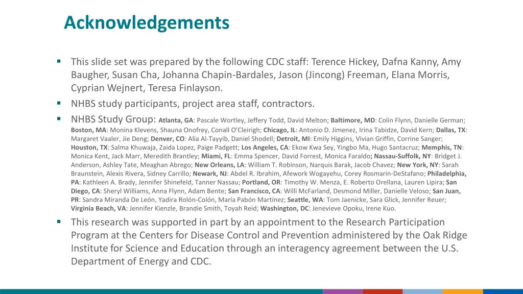 acknowledgements