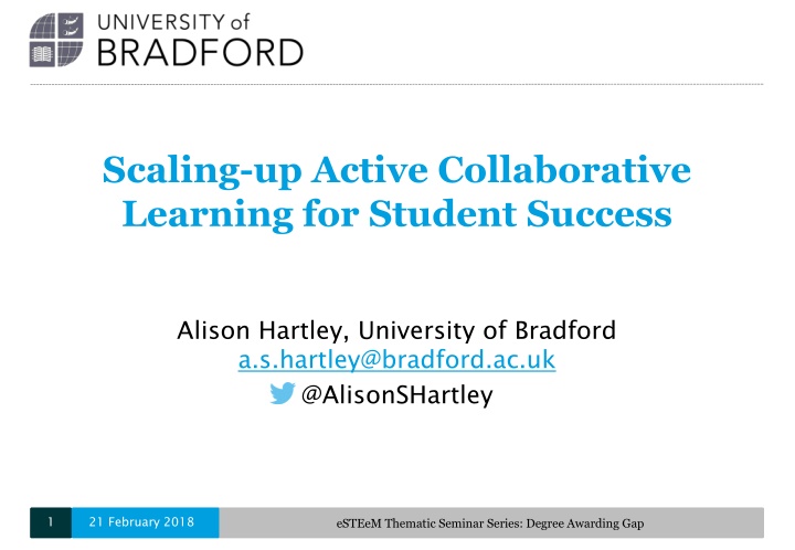 scaling up active collaborative learning