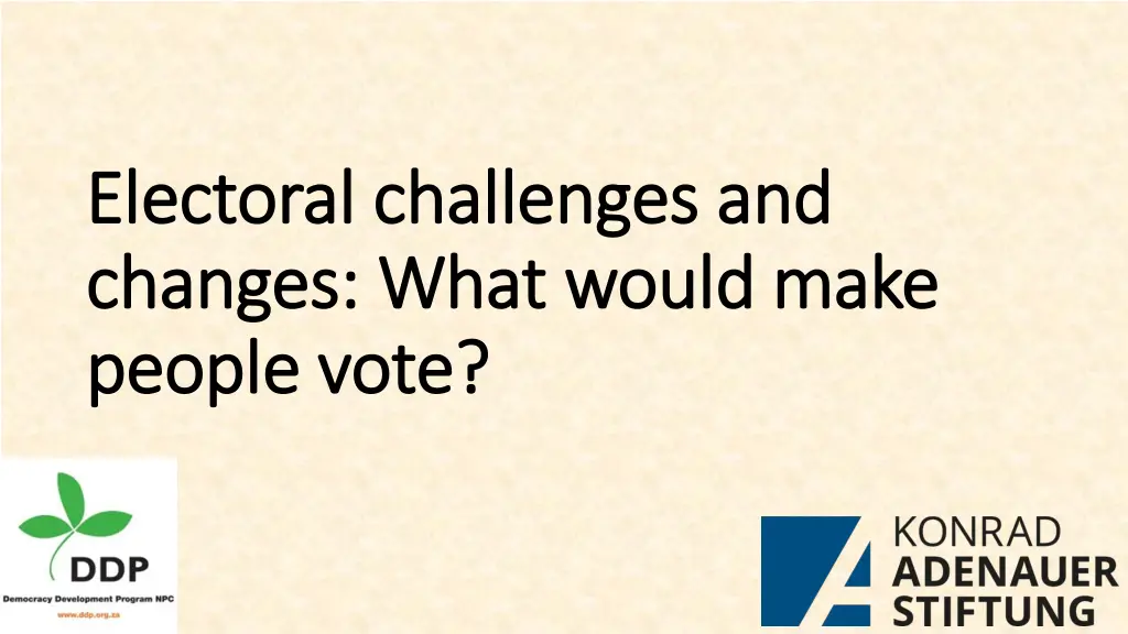 electoral challenges and electoral challenges