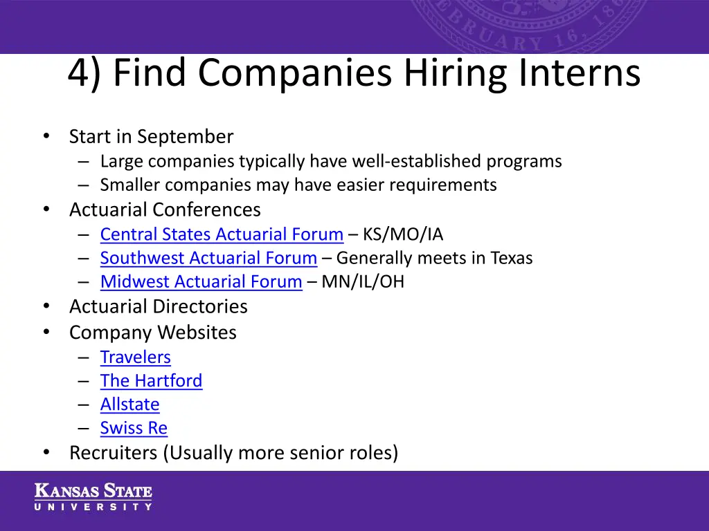 4 find companies hiring interns