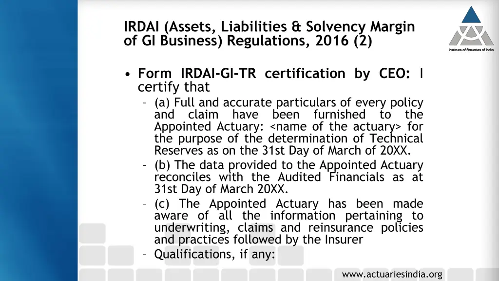 irdai assets liabilities solvency margin 1