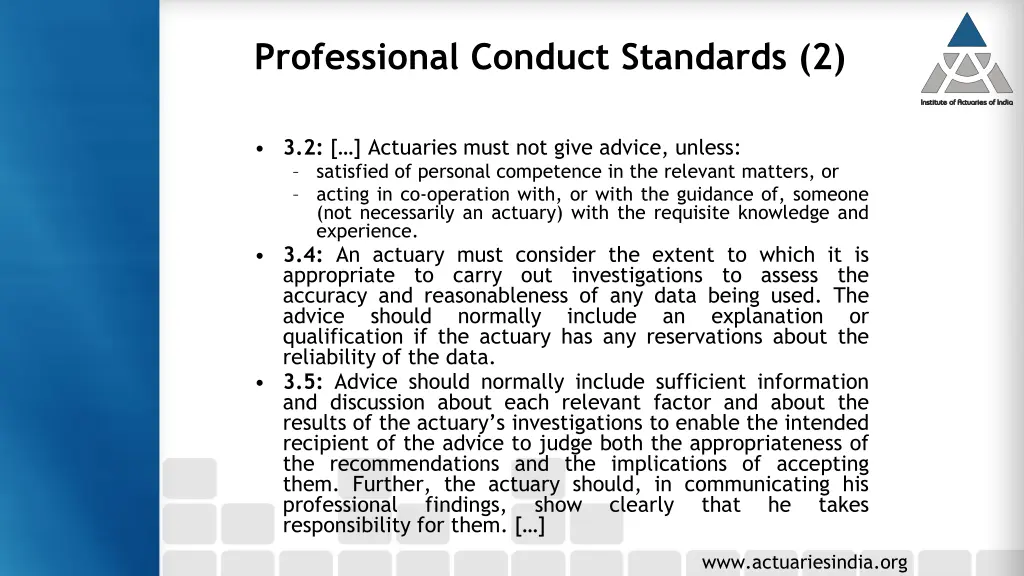 professional conduct standards 2