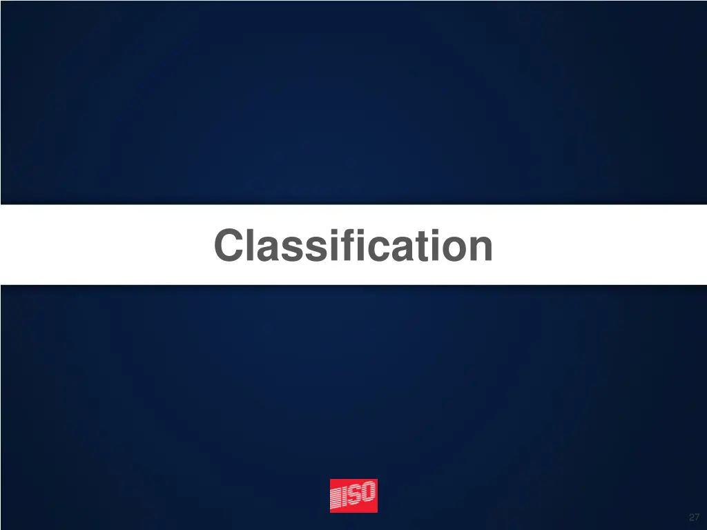 classification