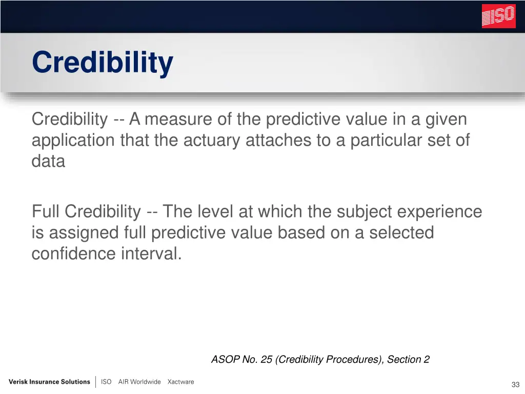 credibility