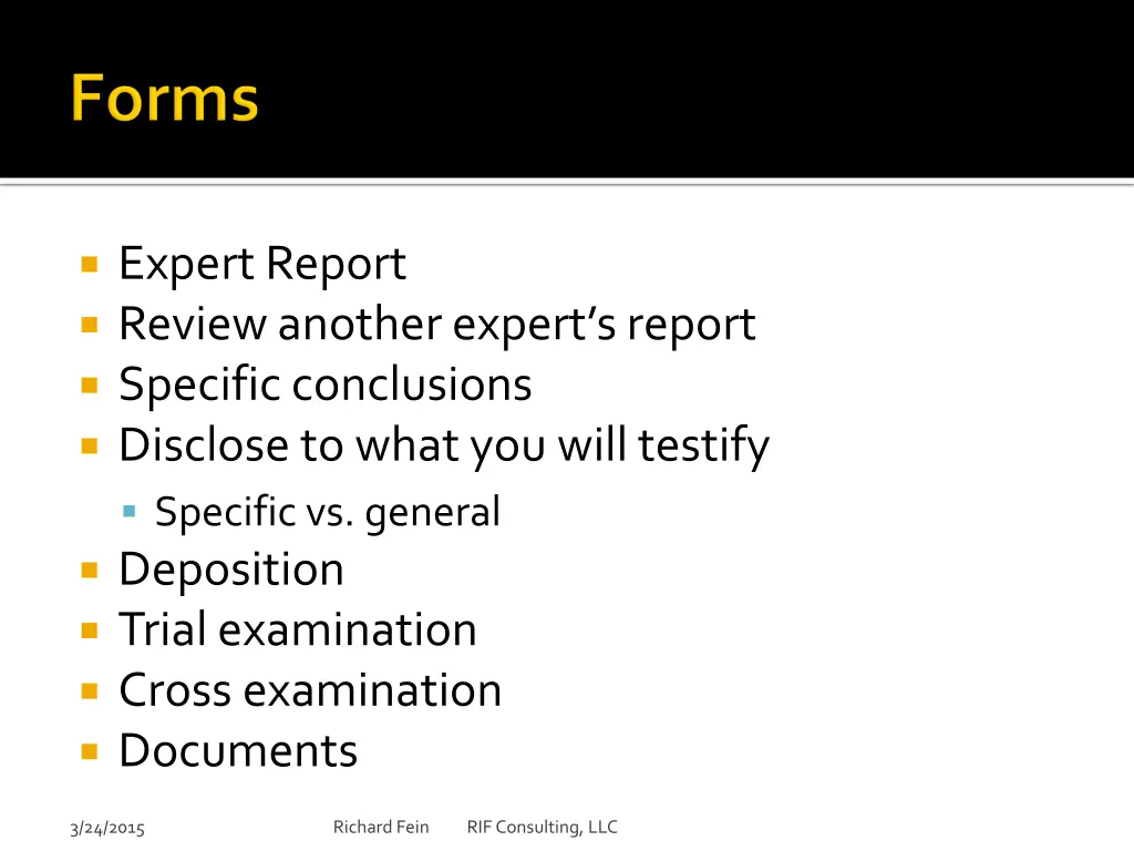 expert report review another expert s report