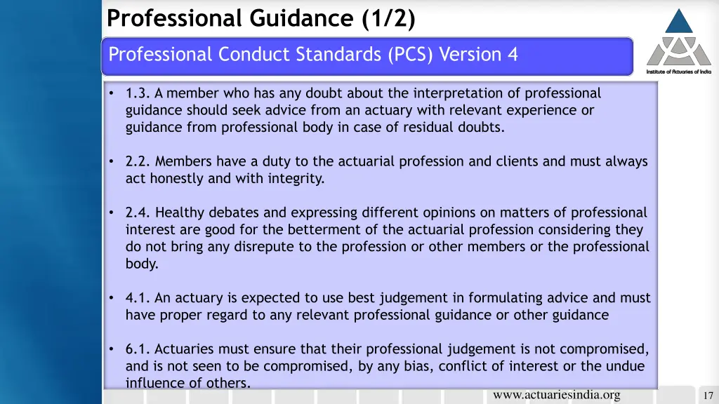 professional guidance 1 2