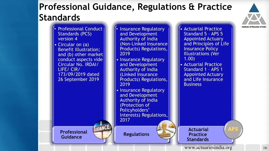 professional guidance regulations practice