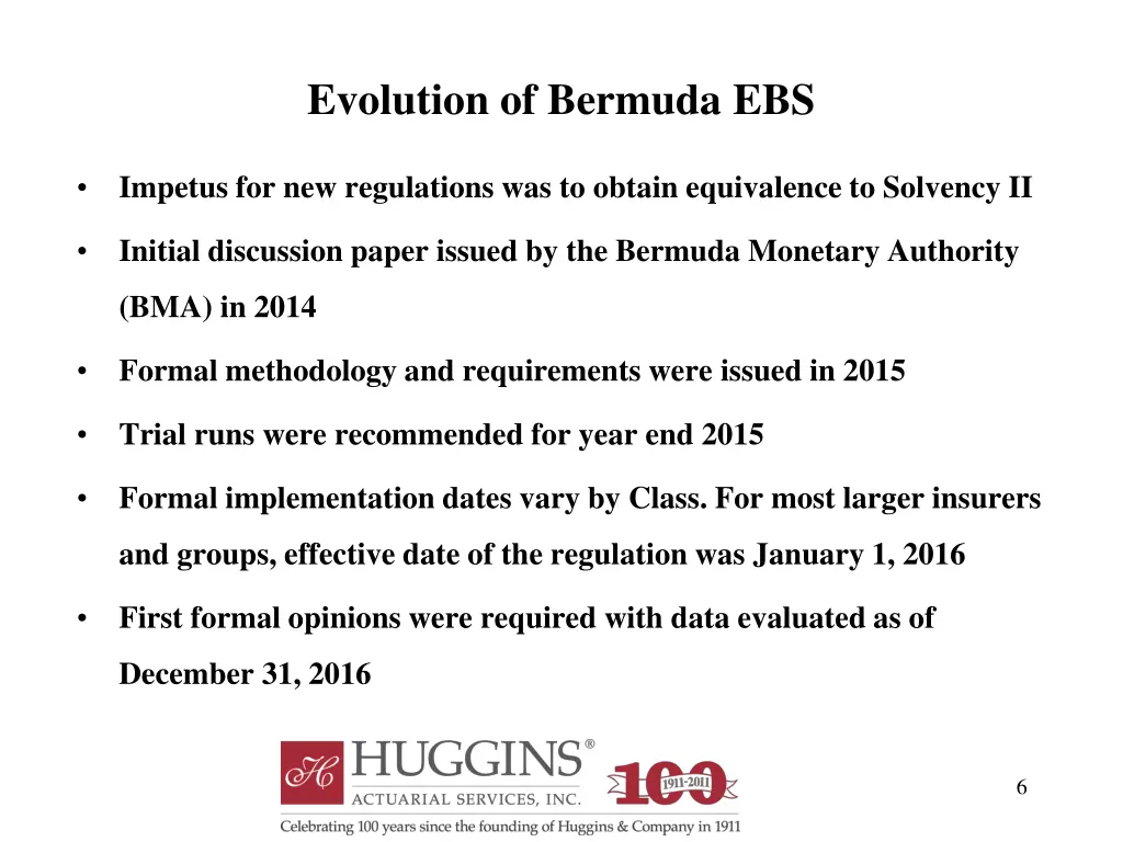 evolution of bermuda ebs