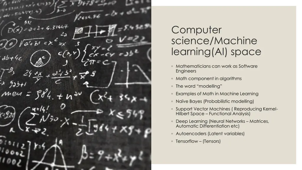 computer science machine learning ai space