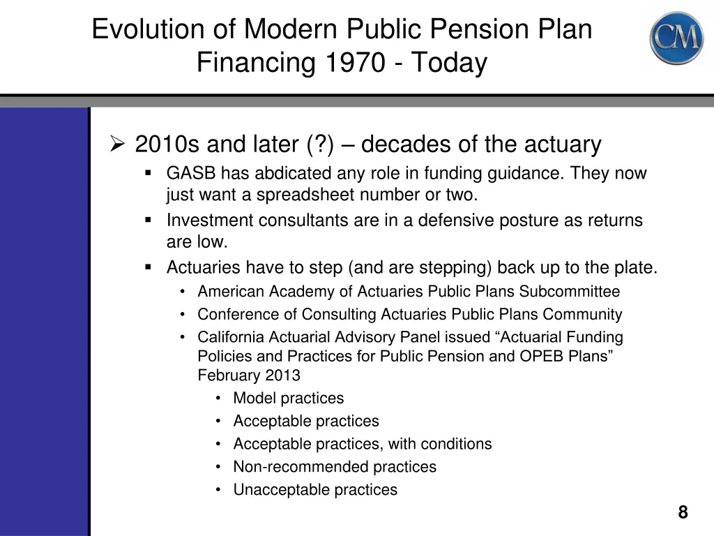 evolution of modern public pension plan financing 3