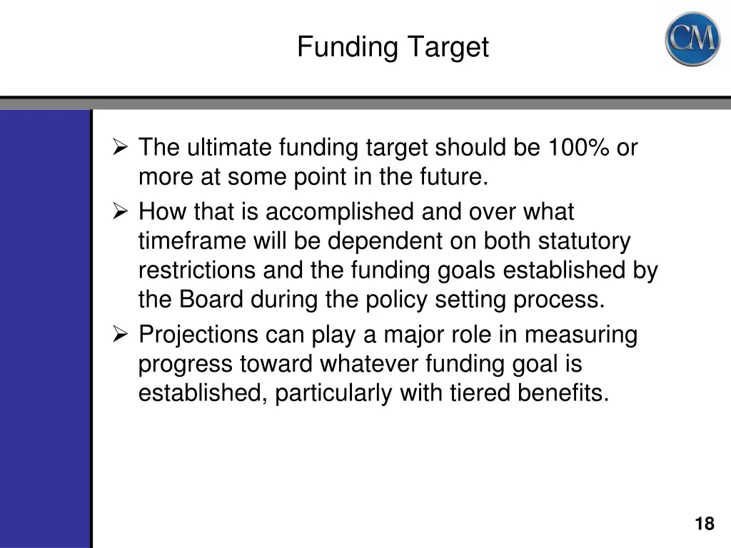 funding target