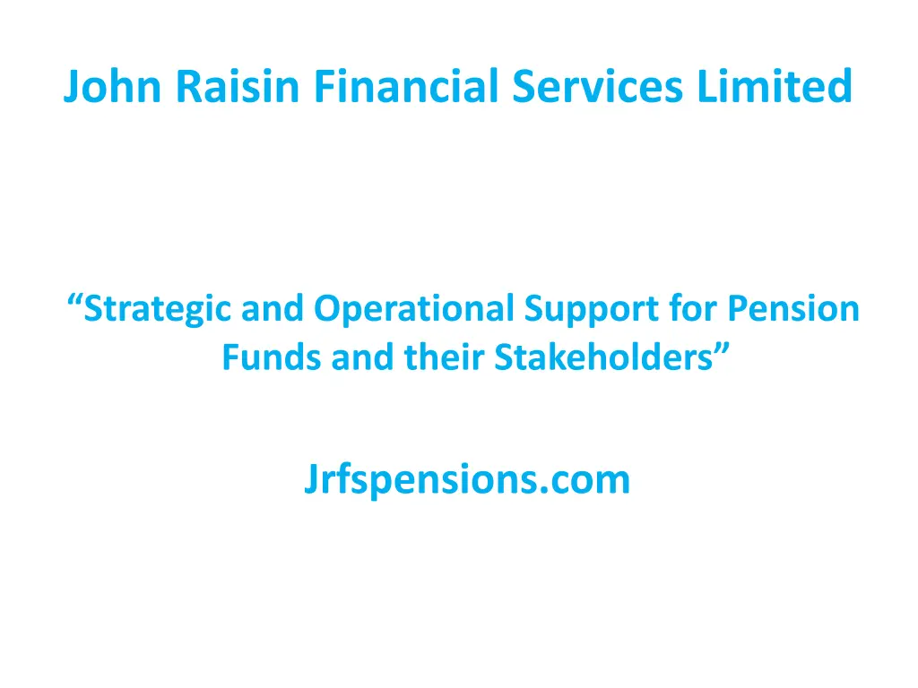 john raisin financial services limited