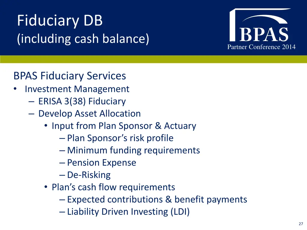 fiduciary db including cash balance 1