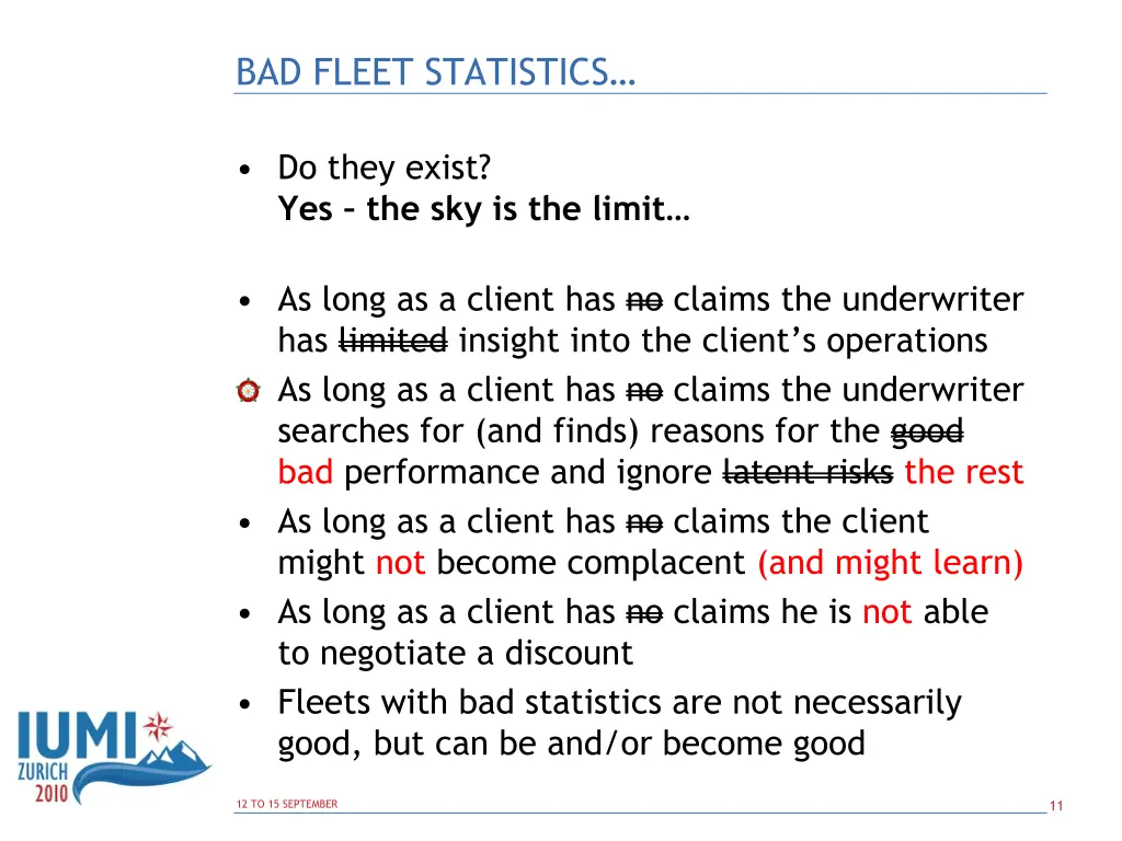 bad fleet statistics