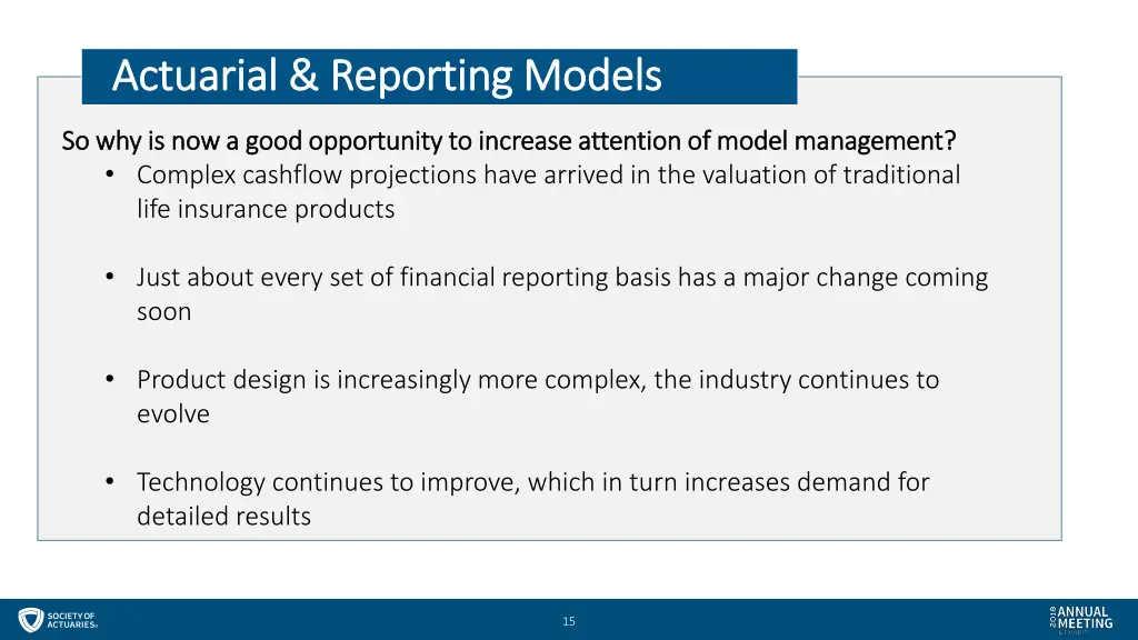 actuarial reporting models actuarial reporting