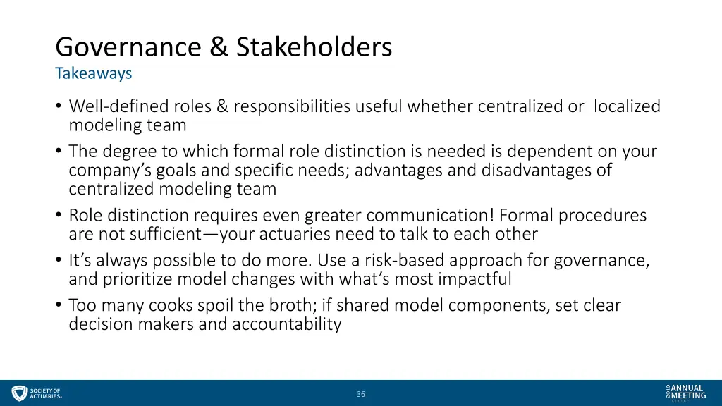 governance stakeholders takeaways