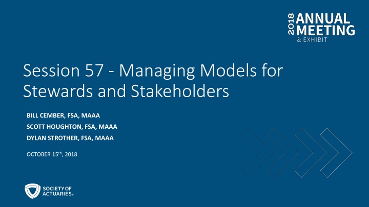 session 57 managing models for stewards