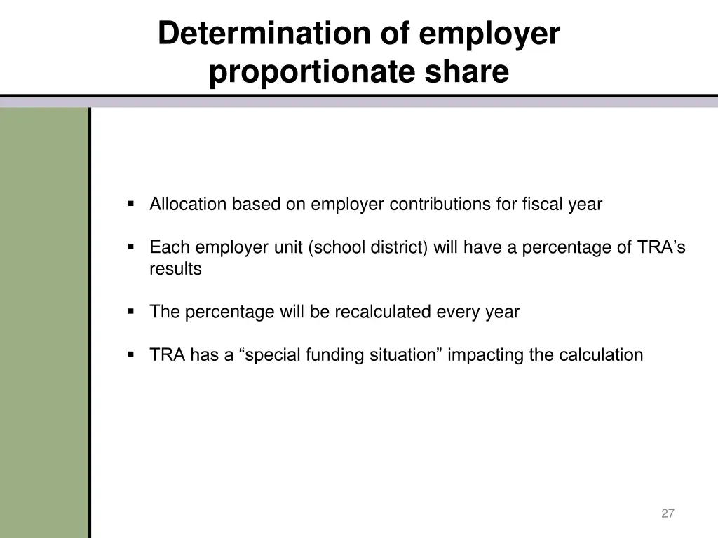 determination of employer proportionate share 2