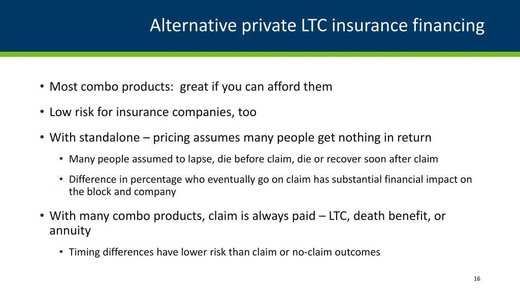 alternative private ltc insurance financing 1