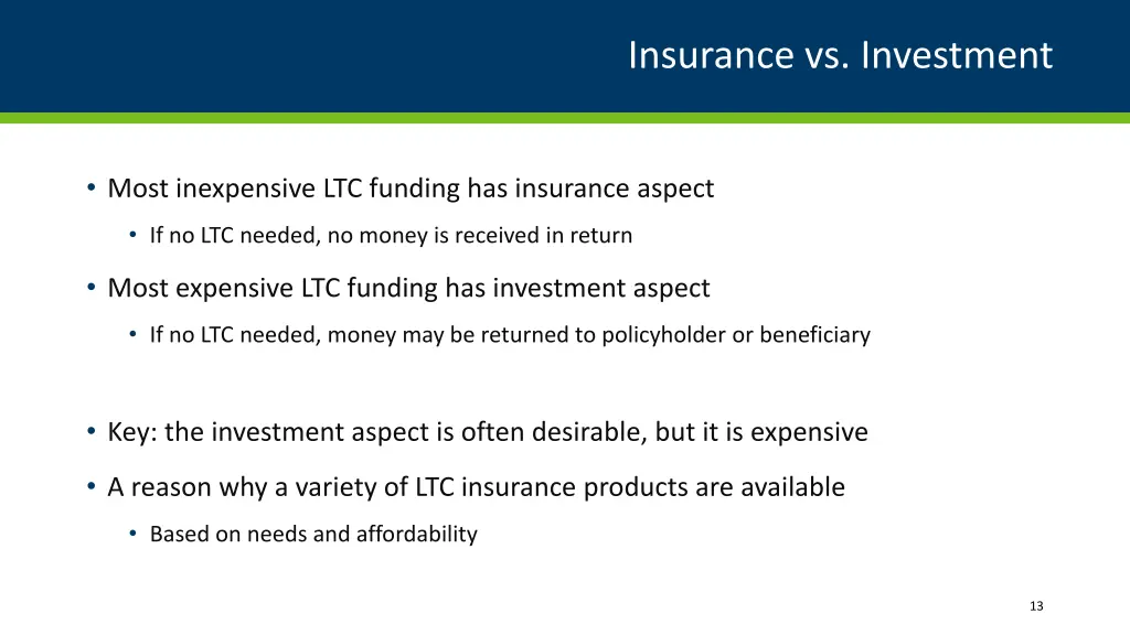 insurance vs investment 1