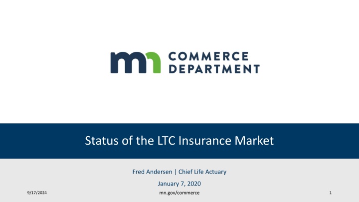 status of the ltc insurance market