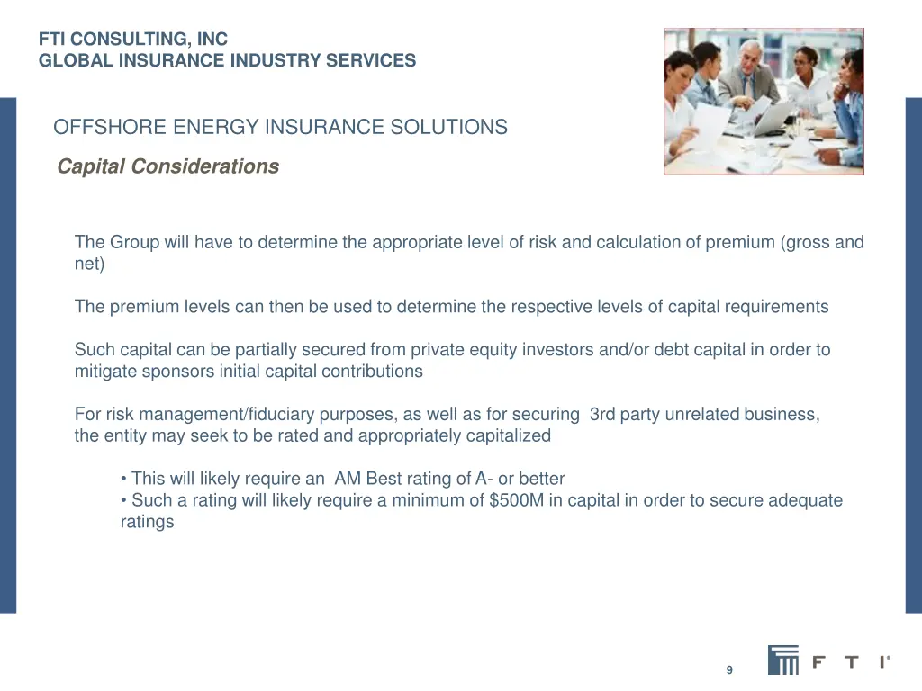 fti consulting inc global insurance industry 8