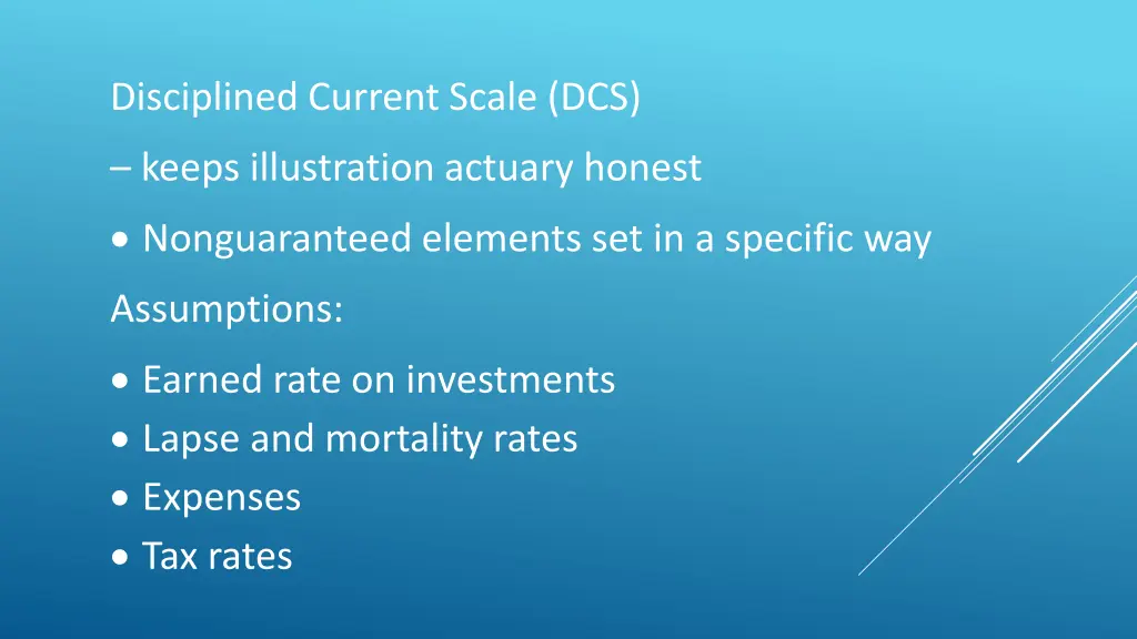 disciplined current scale dcs