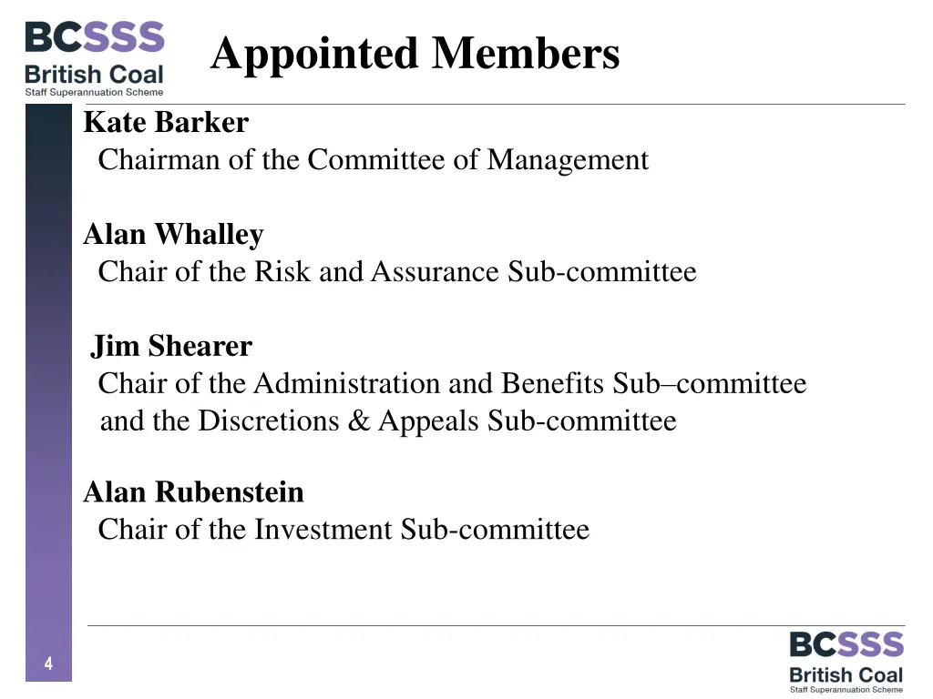 appointed members