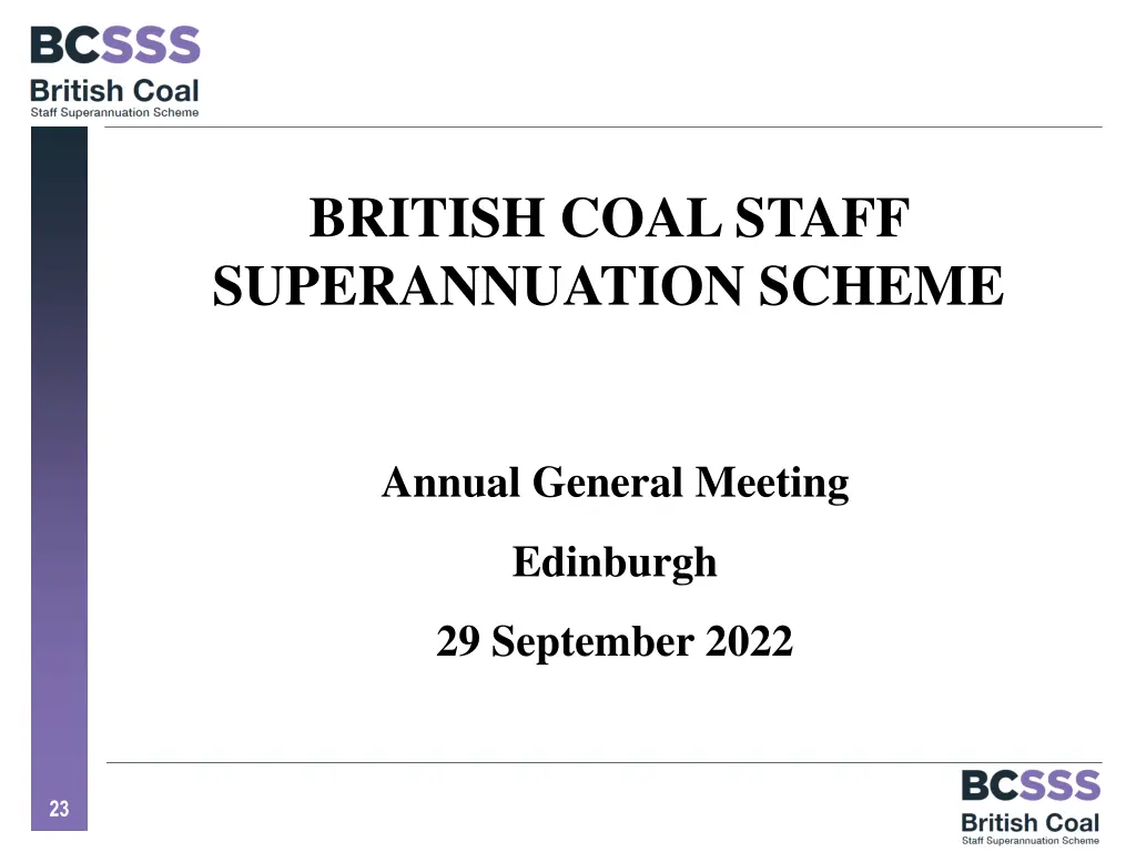 british coal staff superannuation scheme 2